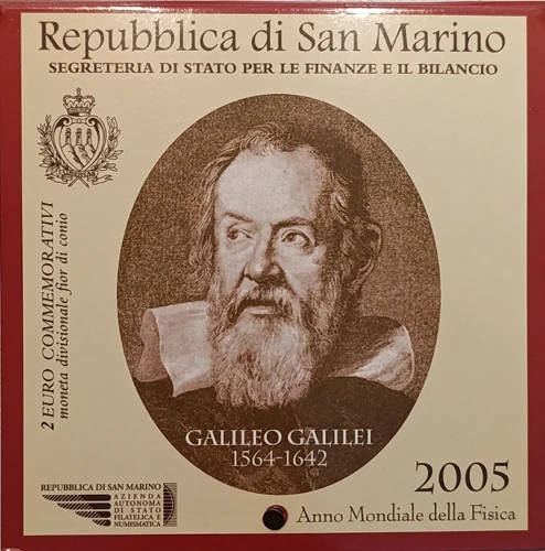 San Marino 2005 – Weltjahr der Physik – Folder