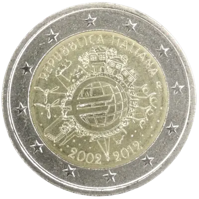 Italien 2012 – 10 Jahre Euro-Münzen und Euro-Banknoten