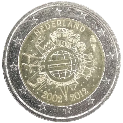 Niederlande 2012 – 10 Jahre Euro-Münzen und Euro-Banknoten