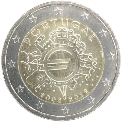 Portugal 2012 – 10 Jahre Euro-Münzen und Euro-Banknoten
