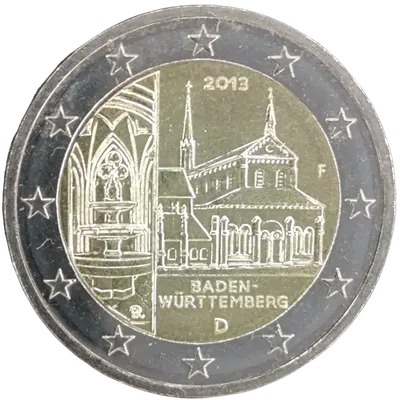Deutschland 2013 – Baden-Württemberg, Kloster Maulbronn – Prägevariante F (Stuttgart)