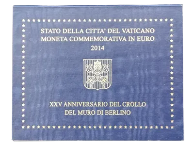 Vatikanstadt 2014 – 25 Jahre Fall der Berliner Mauer – Coincard