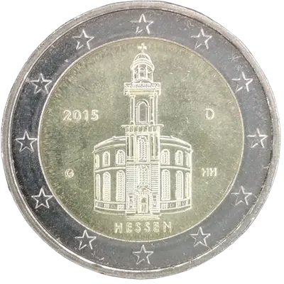 Deutschland 2015 – Hessen, Paulskirche in Frankfurt – Prägevariante G (Karlsruhe)
