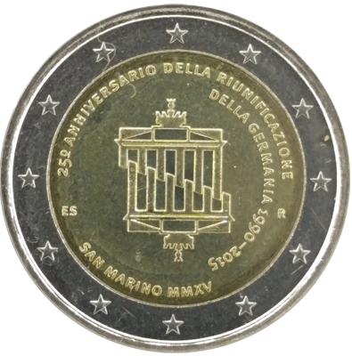 San Marino 2015 – 25. Jahrestag der Deutschen Wiedervereinigung