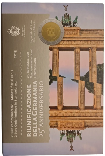San Marino 2015 – 25. Jahrestag der Deutschen Wiedervereinigung – Folder