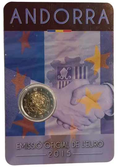 Andorra 2015 – 25. Jahrestag der Unterzeichnung des Zollabkommens mit der Europäischen Union – Coincard