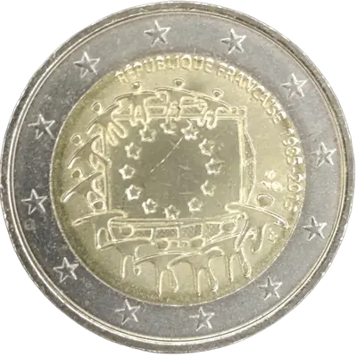 Frankreich 2015 – 30. Jahrestag der EU-Flagge