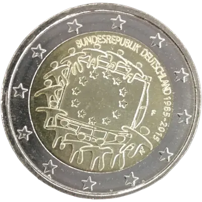 Germany 2015 – 30th Anniversary of the EU Flag – Mint-mark variant F (Stuttgart)