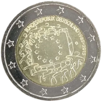 Germany 2015 – 30th Anniversary of the EU Flag – Mint-mark variant G (Karlsruhe)