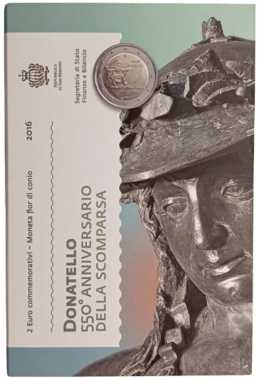 San Marino 2016 – 550th Anniversary of the death of Donatello – Folder