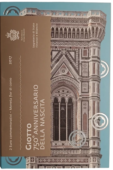 San Marino 2017 – 750th Anniversary of the birth of Giotto – Folder