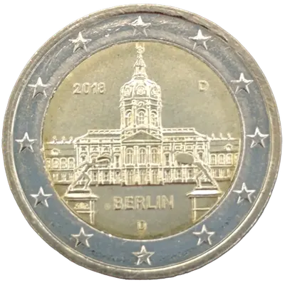Deutschland 2018 – Bundesland Berlin, Schloss Charlottenburg (Bundesländer I) – Prägevariante D (München)