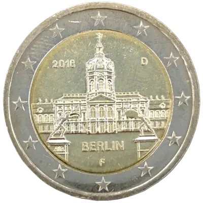 Deutschland 2018 – Bundesland Berlin, Schloss Charlottenburg (Bundesländer I) – Prägevariante F (Stuttgart)