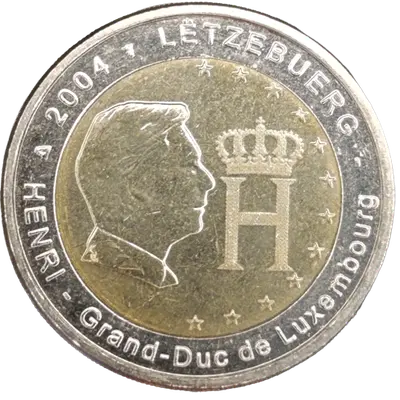 Luxemburg 2004 – Bildnis und Monogramm von Großherzog Henri