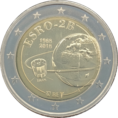 Belgien 2018 – 50. Jahrestag des Starts des ESRO-2B-Satelliten