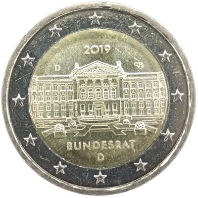 Deutschland 2019 – 70. Jahrestag des Bundesrates – Prägevariante D (München)