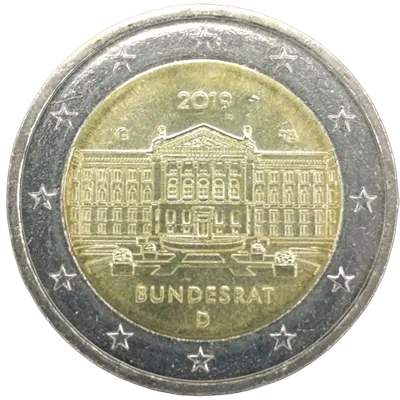 Deutschland 2019 – 70. Jahrestag des Bundesrates – Prägevariante G (Karlsruhe)