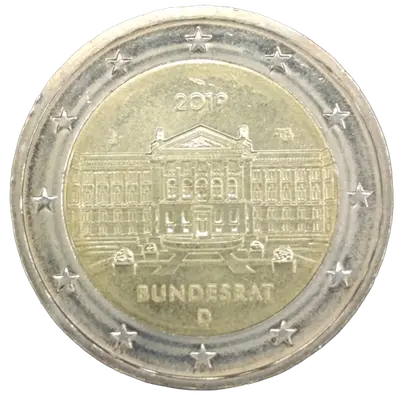 Deutschland 2019 – 70. Jahrestag des Bundesrates – Prägevariante J (Hamburg)