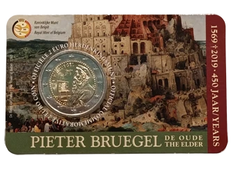 Belgien 2019 – 450. Todestag von Pieter Brueghel dem Älteren – Coincard – Niederländisch