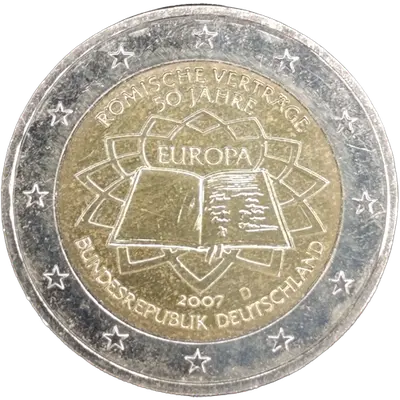 Deutschland 2007 – 50. Jahrestag der Römischen Verträge – Prägevariante D (München)