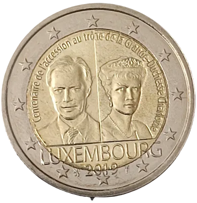 Luxemburg 2019 – 100. Jahrestag der Thronbesteigung von Großherzogin Charlotte