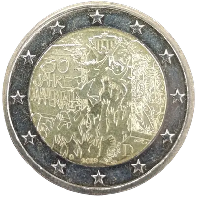 Germany 2019 – 30th Anniversary of the fall of the Berlin Wall – Mint-mark variant D (Munich)