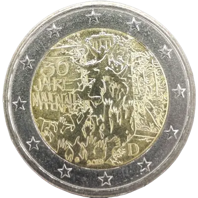 Germany 2019 – 30th Anniversary of the fall of the Berlin Wall – Mint-mark variant G (Karlsruhe)