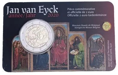 Belgien 2020 – Jan van Eyck – Coincard – Französisch