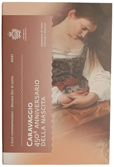 San Marino 2021 – 450th Anniversary of the birth of Caravaggio – Folder