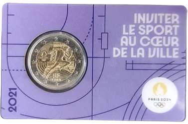 France 2021 – Olympic Games Paris 2024 – Coincard