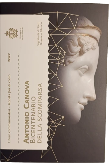 San Marino 2022 – 200. Todestag von Antonio Canova – Folder
