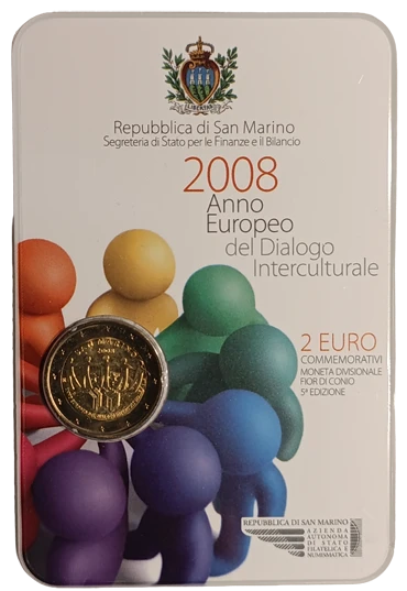 San Marino 2008 – European Year of Intercultural Dialogue – Coincard