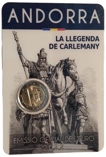 Andorra 2022 – Die Legende Karls des Großen – Coincard