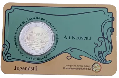 Belgien 2023 – Das Jugendstiljahr in Belgien – Coincard – Französisch
