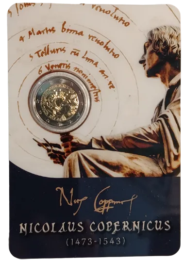 Malta 2023 – 550th Anniversary of the birth of Nicholas Copernicus – Coincard