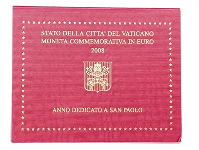 Vatikanstadt 2008 – Jahr des Apostels Paulus, 2000. Jahrestag seiner Geburt – Coincard