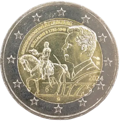 Luxemburg 2024 – 175. Todestag von Großherzog Wilhelm II. - Reliefversion