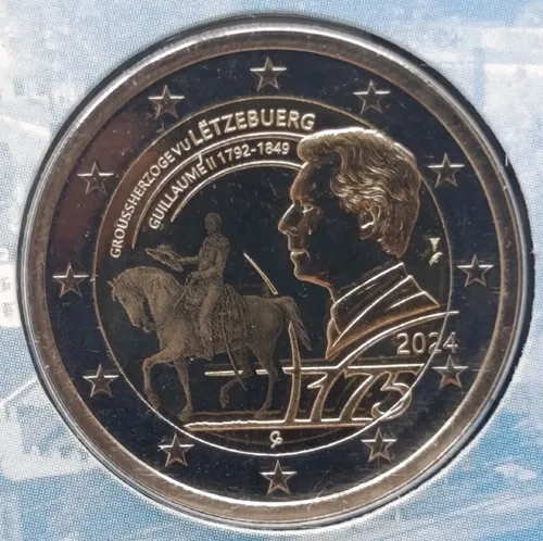 Luxemburg 2024 – 175. Todestag von Großherzog Wilhelm II. - Fotoversion im BU-Set – Folder
