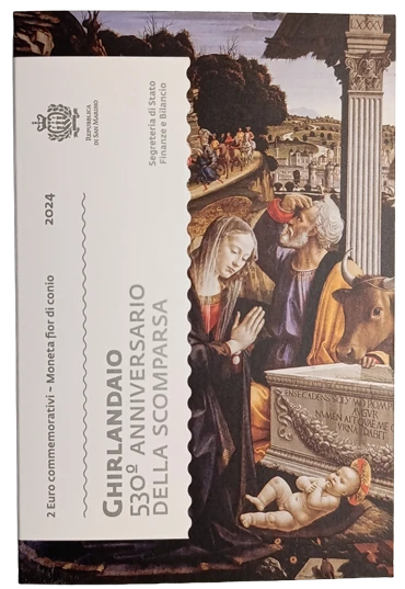 San Marino 2024 – 530. Todestag von Ghirlandaio – Folder