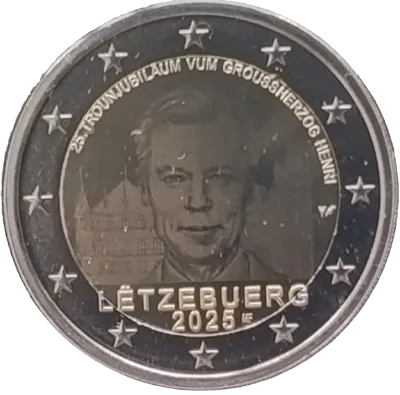 Luxemburg 2025 – 25. Jahrestag der Thronbesteigung von Großherzog Henri - Fotoversion im BU-Set