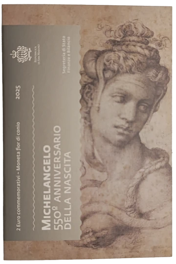 San Marino 2025 – 550. Geburtstag von Michelangelo – Folder