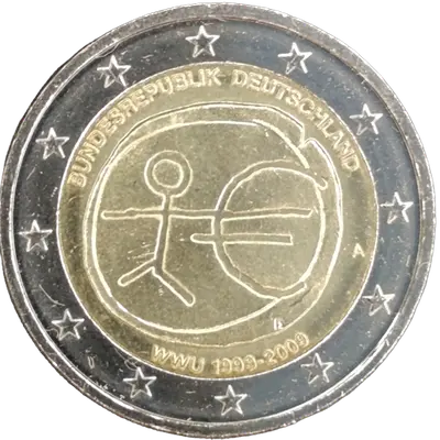 Deutschland 2009 – 10 Jahre Wirtschafts- und Währungsunion, Einführung des Euro