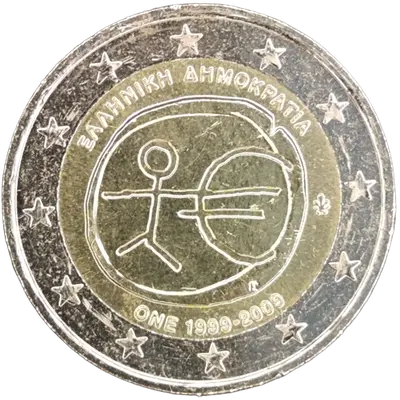 Griechenland 2009 – 10 Jahre Wirtschafts- und Währungsunion, Einführung des Euro