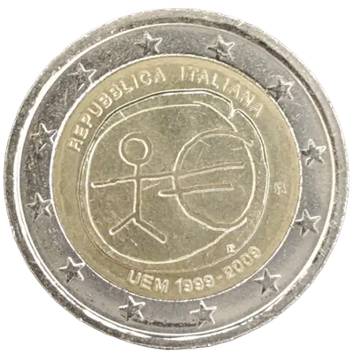 Italien 2009 – 10 Jahre Wirtschafts- und Währungsunion, Einführung des Euro