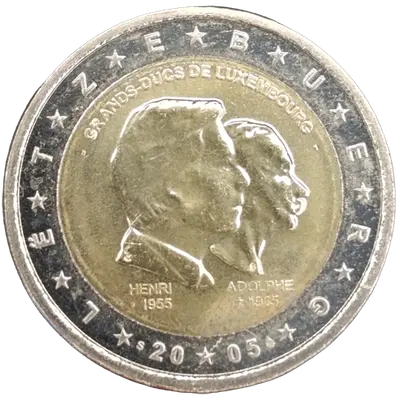 Luxemburg 2005 – 50. Geburtstag von Großherzog Henri, 5. Jahrestag seiner Thronbesteigung und 100. Todestag von Großherzog Adolphe